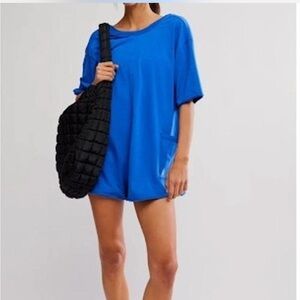 Free People FP Movement Hot Shot Tee Romper